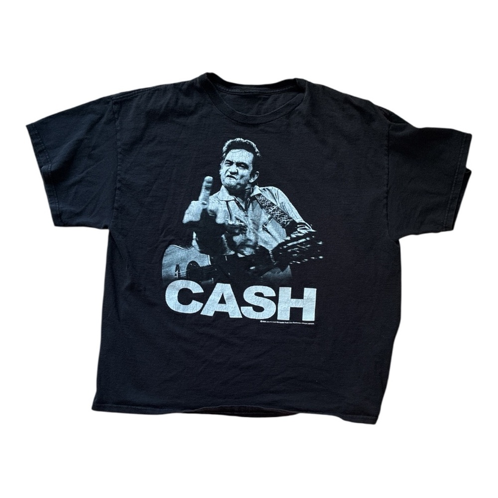 Johny Cash 2009 Middle Finger Tee